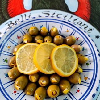 masline umplute cu lamaie - belli siciliani - produse sicilia - produse alimentare sicilia